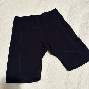 Black biker shorts